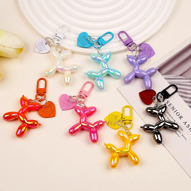 Balloon Dog Keychain Resin Cute Bag Pendant Fall 2025 Gift - Tophatter Daily Deals
