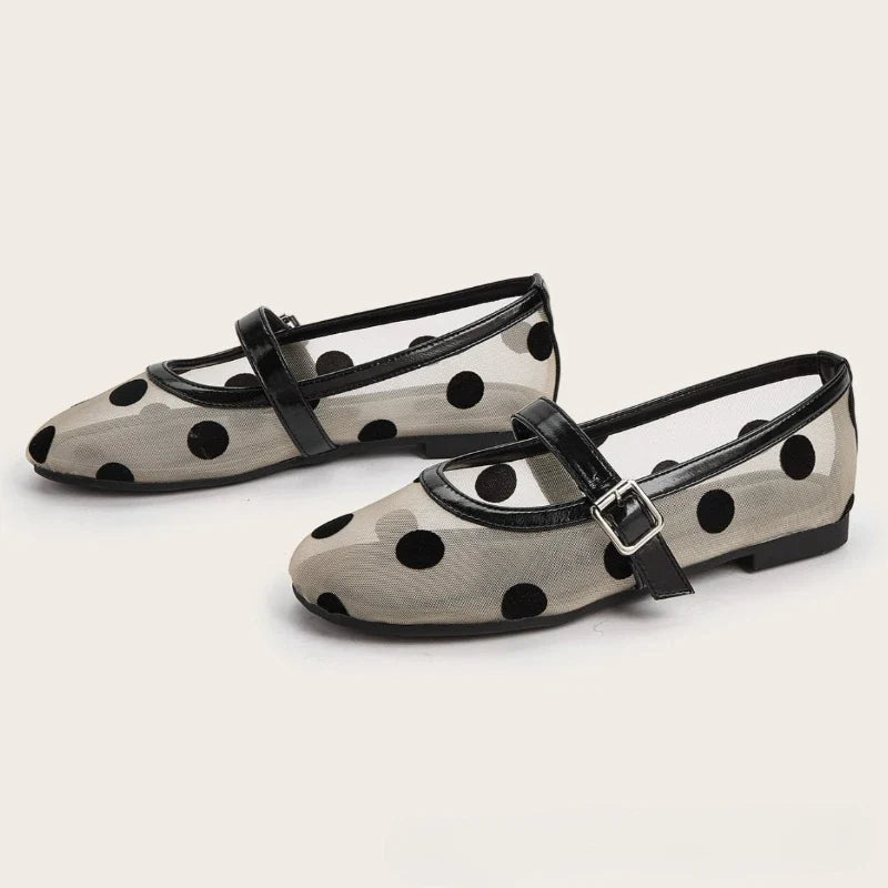 Breathable Women Mary Jane Flats - Round Toe Mesh, Casual - Tophatter Daily Deals