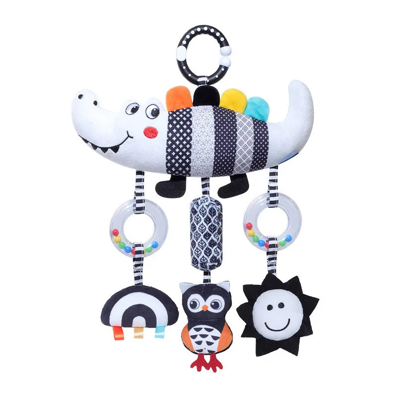 Baby Rattle Stroller Hanging Toy Newborn Sensory Toys Crocodile - Tophatter Daily Deals