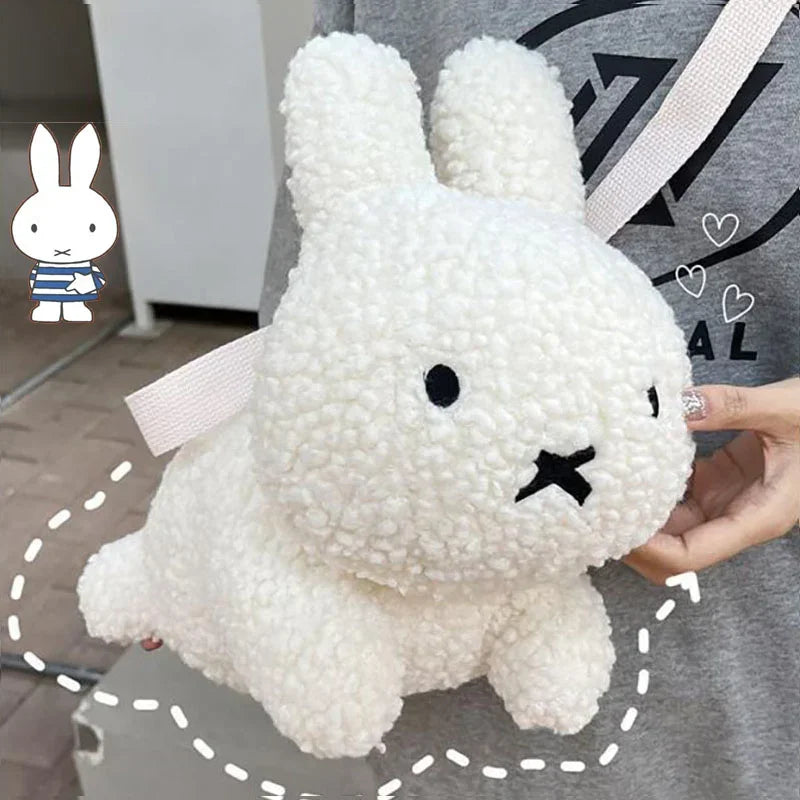 Miffy Fluffy Plush Shoulder Bag Animals - Tophatter Daily Deals