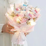 Sanrio Hello Kitty Kawaii Plush Bouquet Flowers - Tophatter Daily Deals