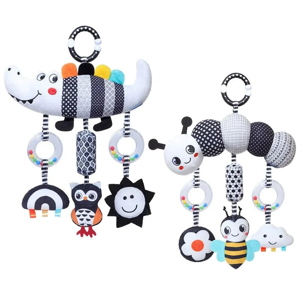 Baby Rattle Stroller Hanging Toy Newborn Sensory Toys - Tophatter Daily Deals