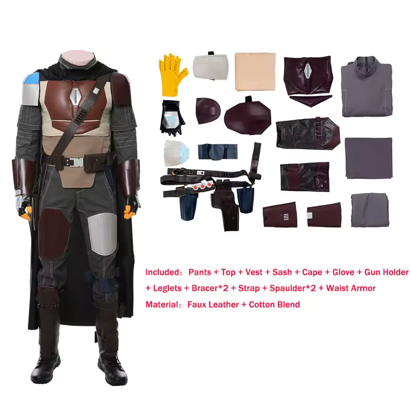 Space Bounty Hunter Cosplay Costume Set Halloween 2025 - Tophatter Daily Deals