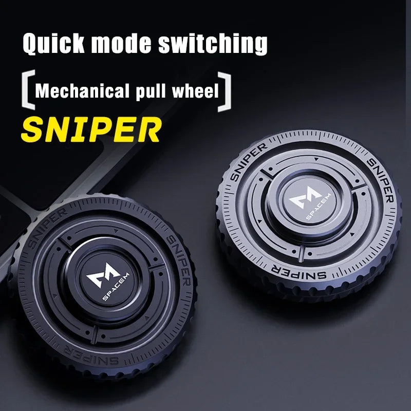 EDC Metal 3in1 Pushing Card Spinner Coin Stress Reliever - Tophatter Daily Deals