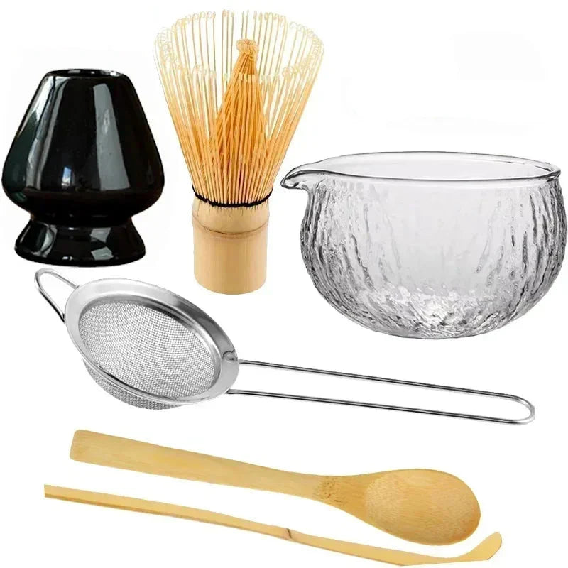 Matcha Bowl Glass Tea Set With Spout Japanese Ceremony - Tophatter Daily Deals