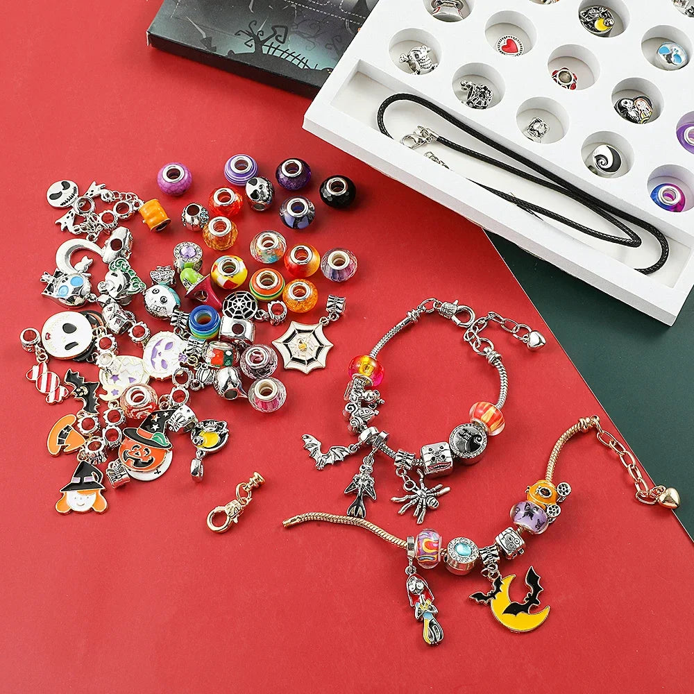 Halloween Blind Box Charm Bracelet Kit DIY Surprise - Tophatter Daily Deals