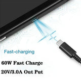 60W USB C Fast Charger Cube With EU US UK Plugs For Switch2 - Tophatter Daily Deals