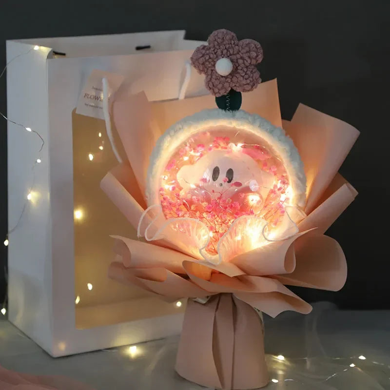 Pink Star Kirby Plush Bouquet Anime - Tophatter Daily Deals