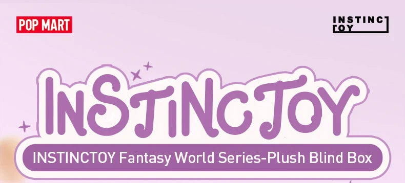 Genuine Pop Mart Instinctoy Fantasy World Series - Plush Blind Box Animals - Tophatter Daily Deals