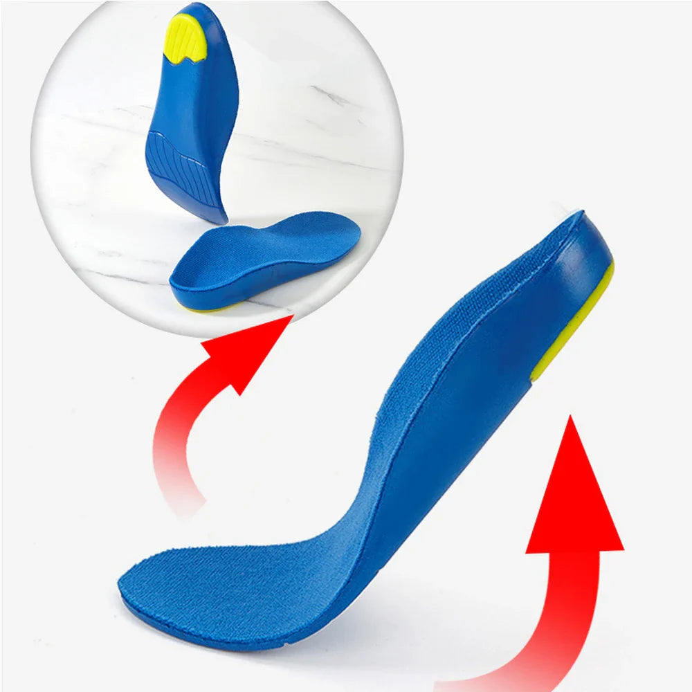 Kids Orthotic Insoles High Arch Support Sports Comfort Plantar Fascia Insole - Tophatter Daily Deals