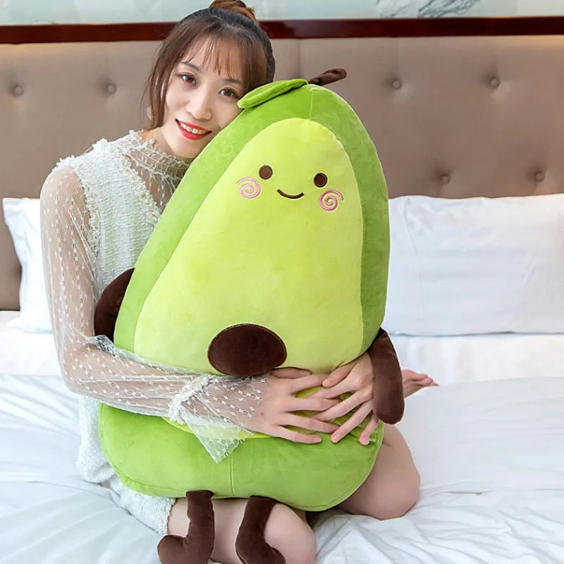 Squishy Avocado Long Plush Food - Tophatter Daily Deals