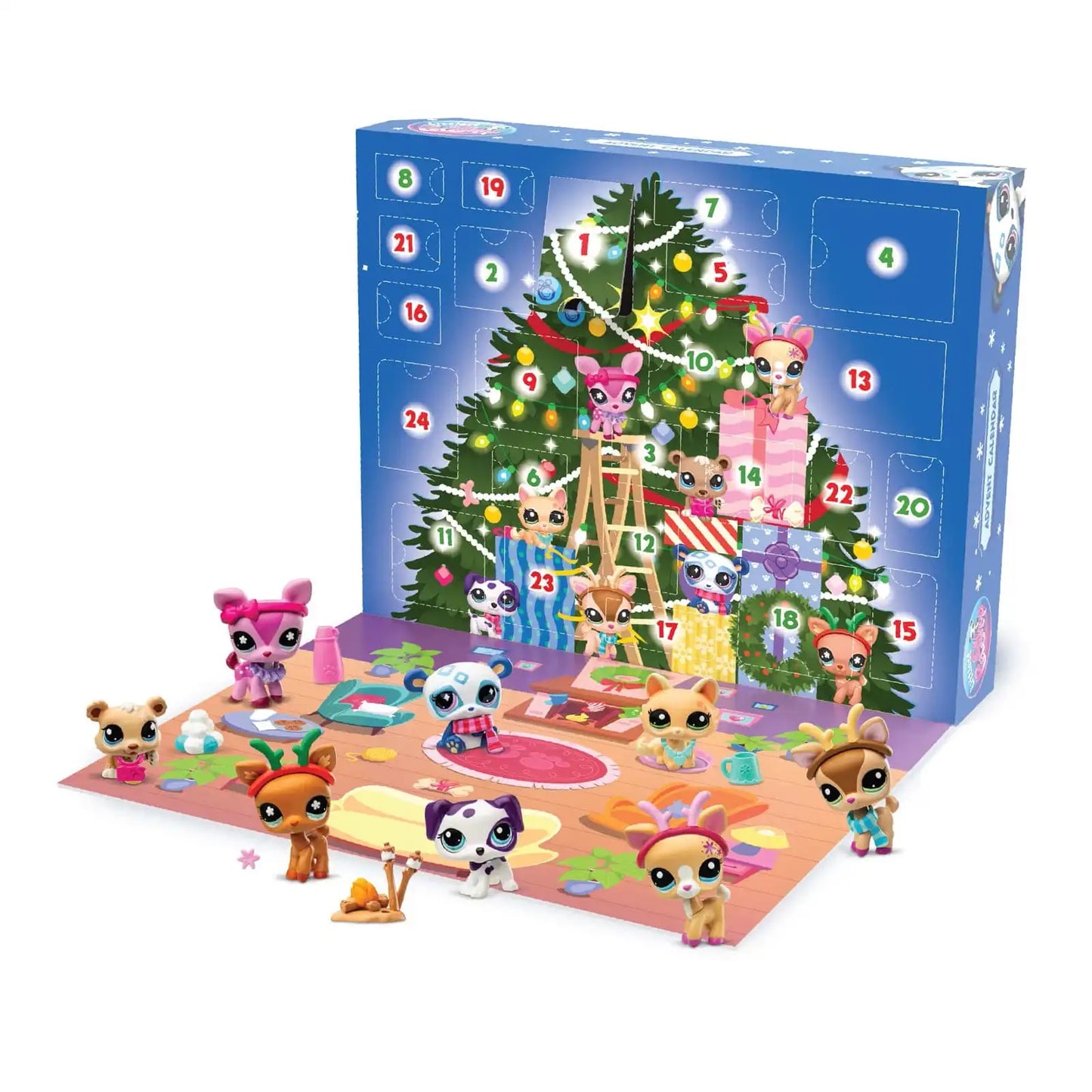 Advent Calendar Little Pets 24 Mystery Figures Holiday - Tophatter Daily Deals