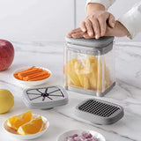 French Fry Cutter 4-in-1 French Fry Cutters - Tophatter Daily Deals