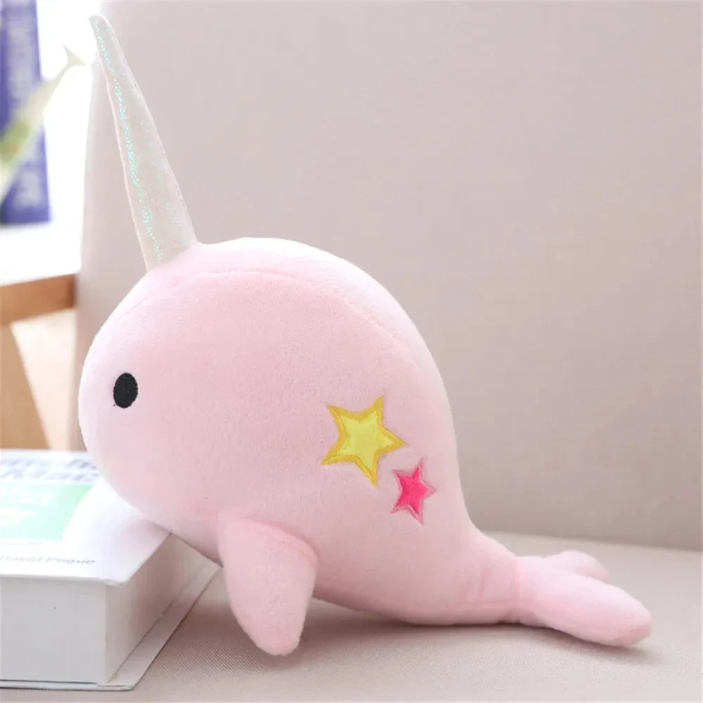 Narwhal Whale Star Plush Toy Animals - Tophatter Daily Deals