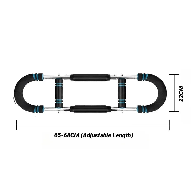 Adjustable U-Shaped Arm Exerciser Blue Fitness - Tophatter Daily Deals