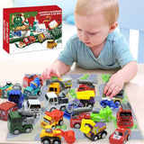 Advent Calendar Car Toys Box Kids 24 Day Christmas Gift - Tophatter Daily Deals