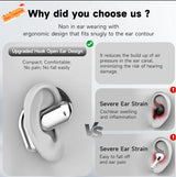 AI Translation Open Ear Earbuds With LCD Touch Screen - Tophatter Daily Deals