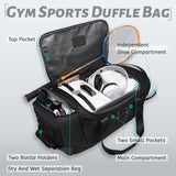 21-Inch Waterproof Duffel Travel Bag Black Duffel Bags - Tophatter Daily Deals