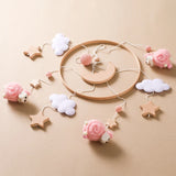 Baby Crib Mobile Wooden Musical Newborn Sensory Toys - Tophatter Daily Deals