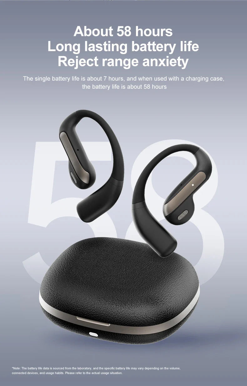 AI Translation Earbuds With Noise Canceling Ear Hook Sports - Tophatter Daily Deals
