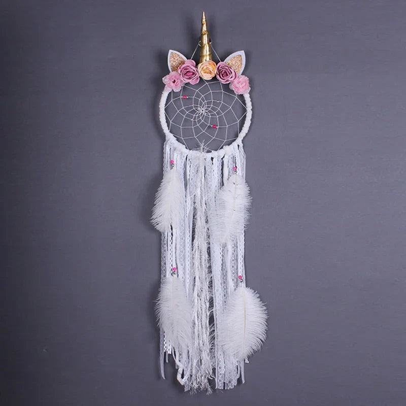 Unicorn Dream Catcher C-White No light Mythical - Tophatter Daily Deals