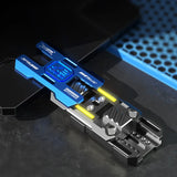 Luminous Push Slider Metal Fidget Toy EDC Stress Relief - Tophatter Daily Deals