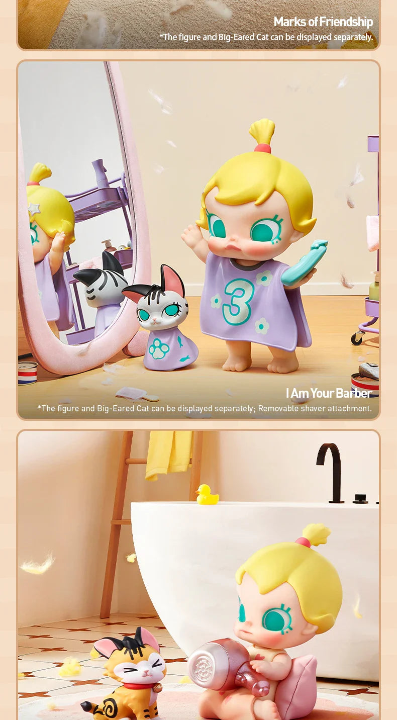 Genuine Pop Mart Baby Molly & Baby Tabby Series Blind Box Figures Animals - Tophatter Daily Deals
