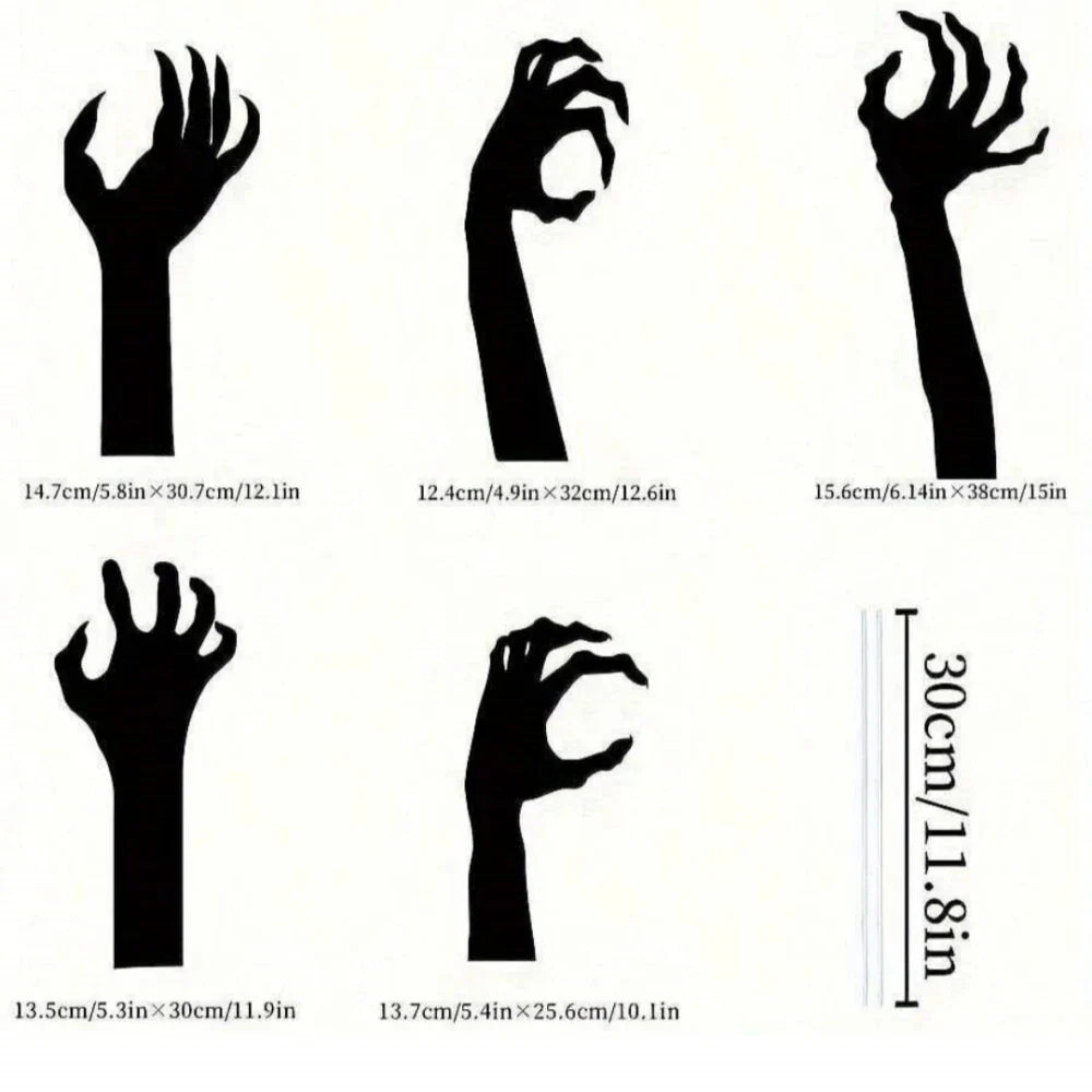 Halloween Skeleton Hands Ground Stakes Decor Fall 2025 - Tophatter Daily Deals