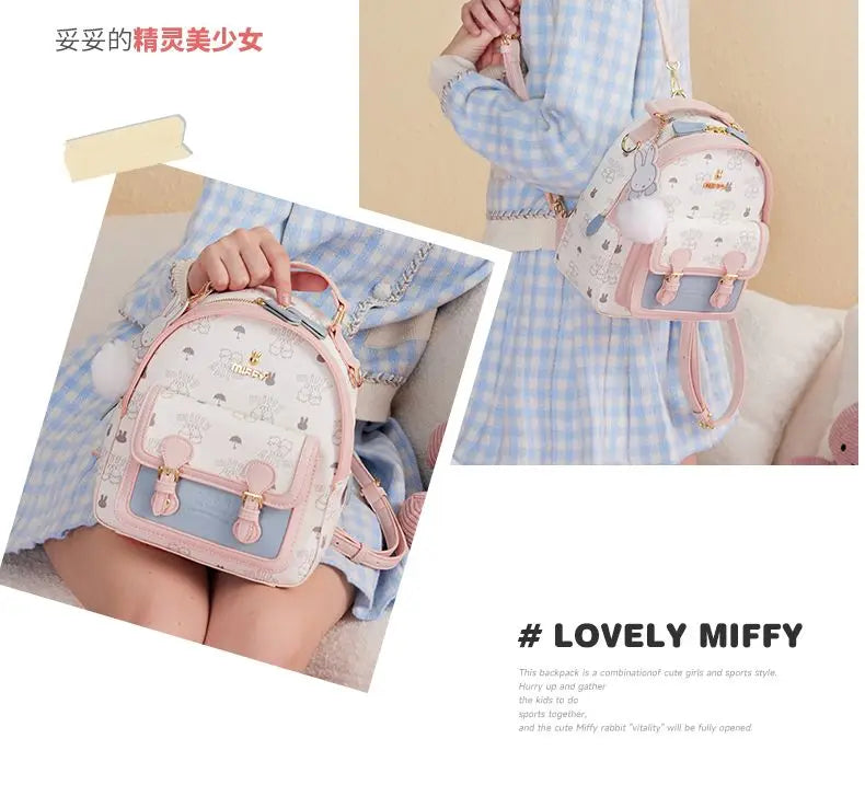 Miffy PU Leather Backpack Animals - Tophatter Daily Deals