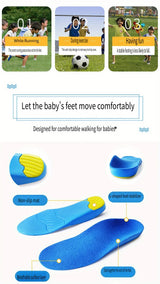 Kids Orthotic Insoles High Arch Support Sports Comfort Plantar Fascia Insole - Tophatter Daily Deals
