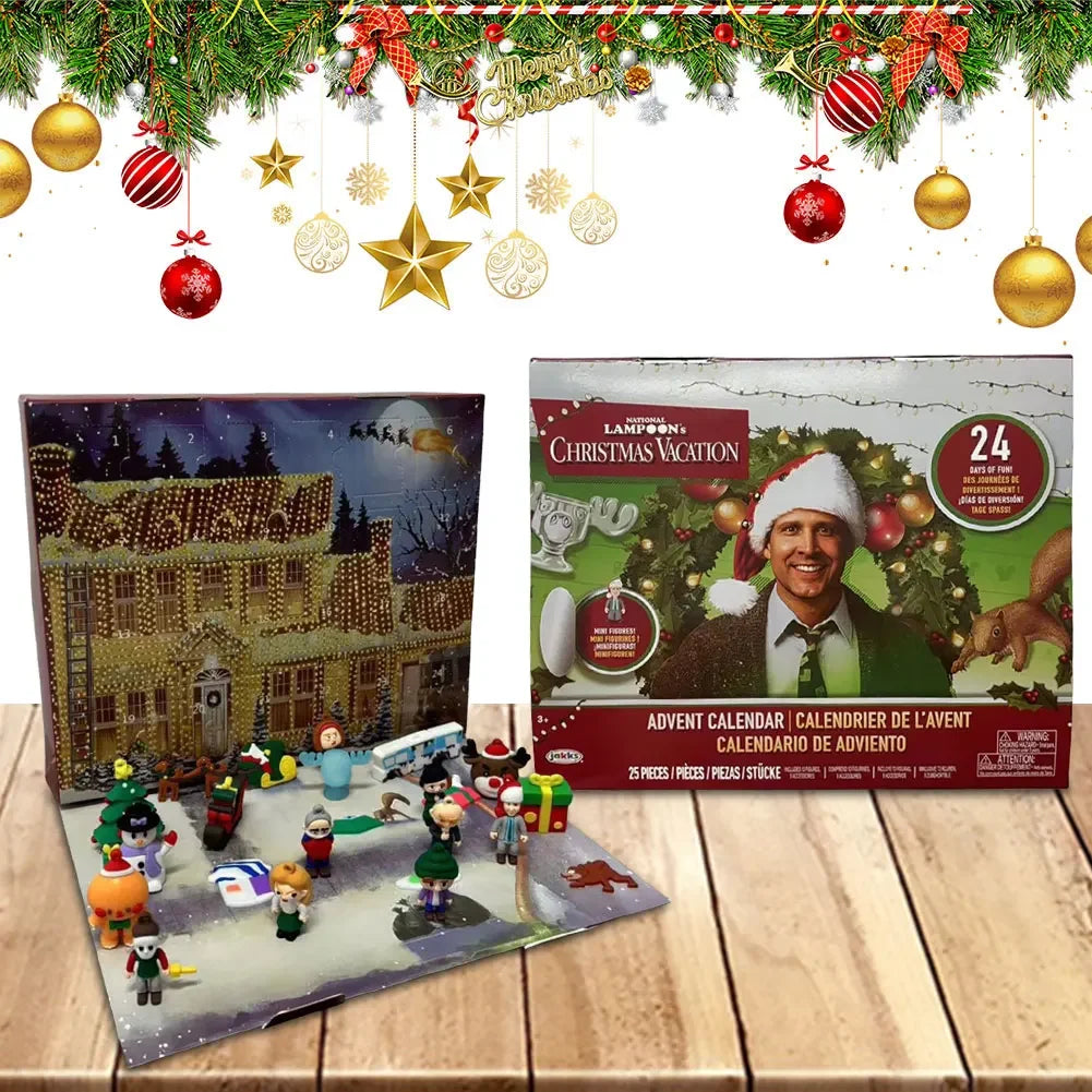 Advent Calendar 24 Days 3D Figures Christmas Countdown Gift - Tophatter Daily Deals