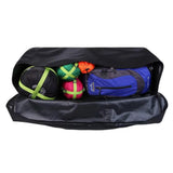 150L Foldable Travel Storage Bag Black Duffel Bags - Tophatter Daily Deals