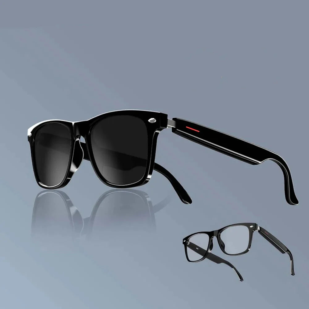 Smart Glasses Blue Light Polarized Audio Sunglasses - Tophatter Daily Deals