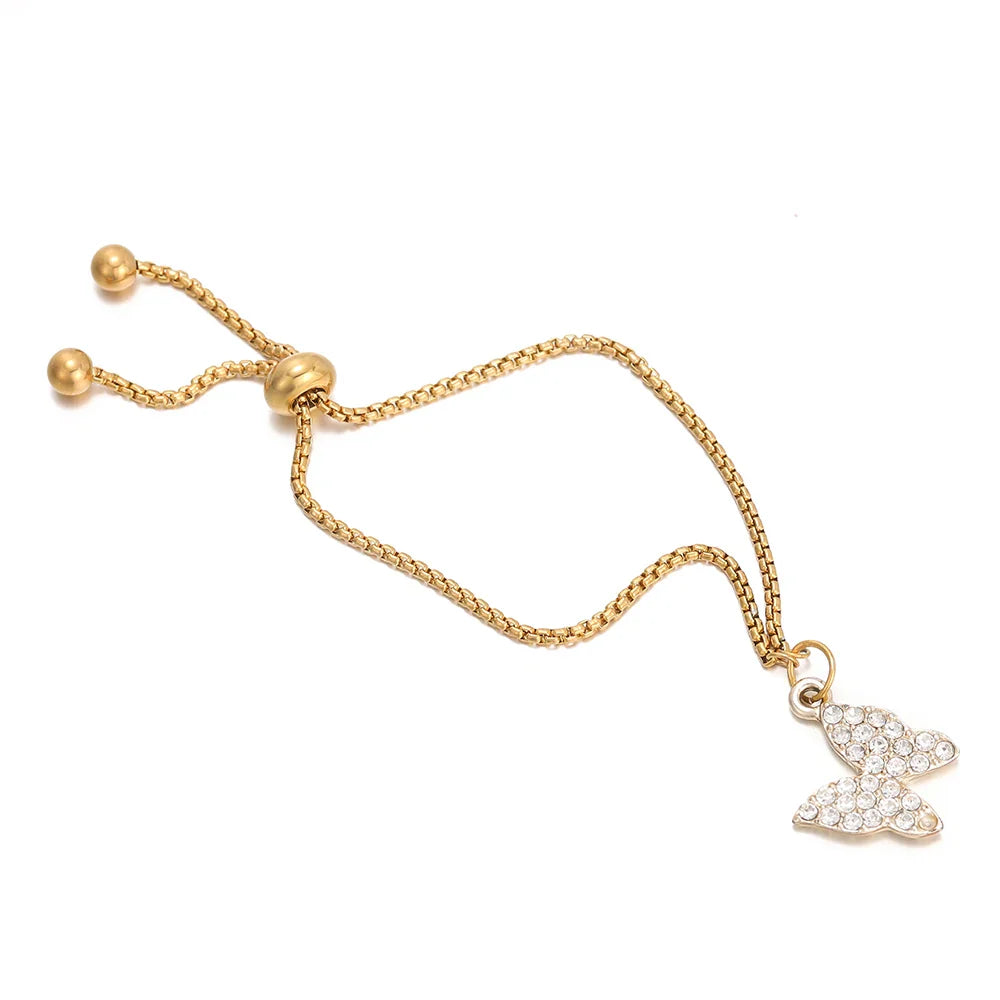 Stainless Steel Bracelet Extenders Adjustable Slider 3Pc - Tophatter Daily Deals