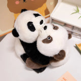 Realistic Weighted Baby Panda Plush Doll Christmas Gift - Tophatter Daily Deals