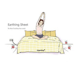 Grounding Earthing Bed Sheet With 4m Conductive Cable - Tophatter Daily Deals