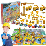 Advent Calendar Car Toys Box Kids 24 Day Christmas Gift - Tophatter Daily Deals