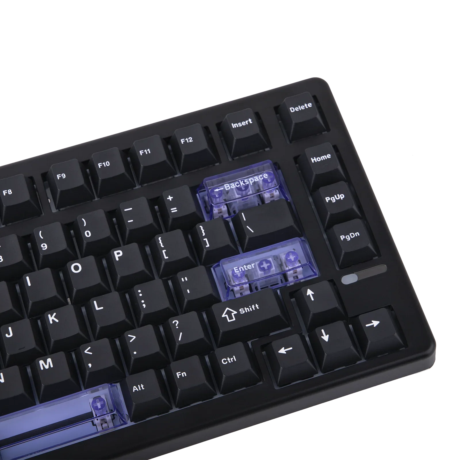 Mechanical Keyboard 75 Percent Hot Swap Gasket Mount Wired - Tophatter Daily Deals