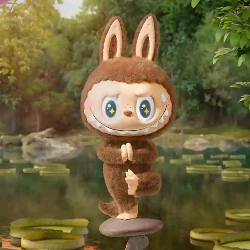 Genuine Pop Mart Labubu The Monsters Lazy Yoga Series Figures Hidden Mythical - Tophatter Daily Deals