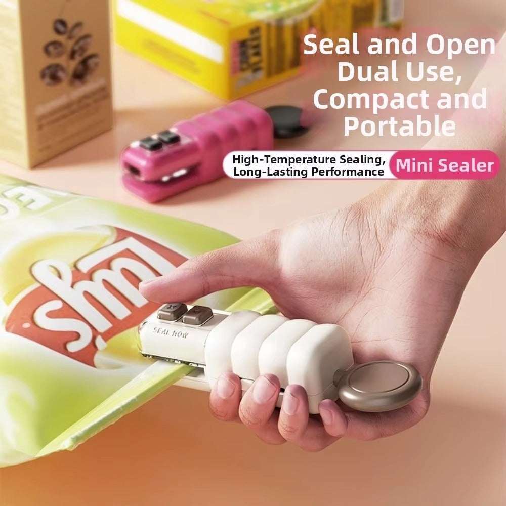 Magnetic Suction Mini Sealing Machine Mini Bag Sealers - Tophatter Daily Deals