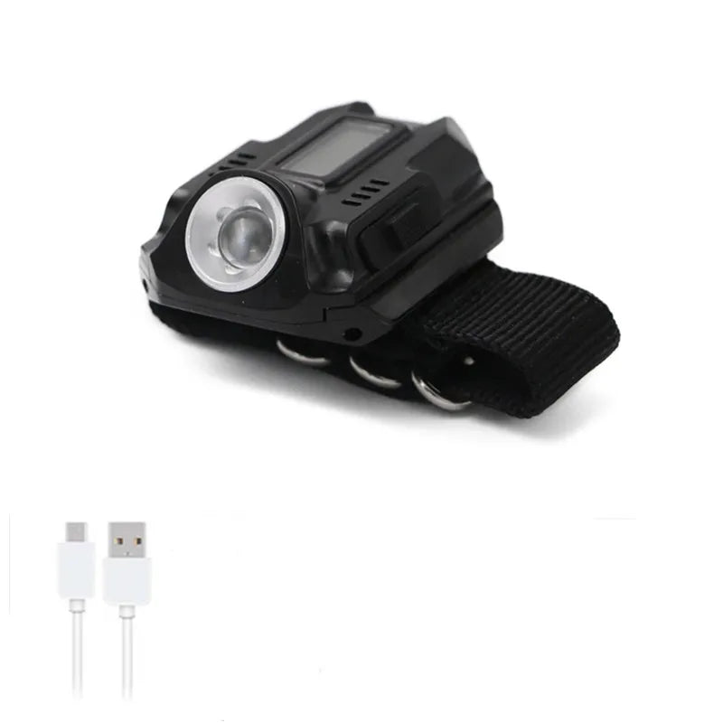 Portable Wrist Light USB Rechargeable Tactical LED Handsfree Type B - Tophatter Daily Deals
