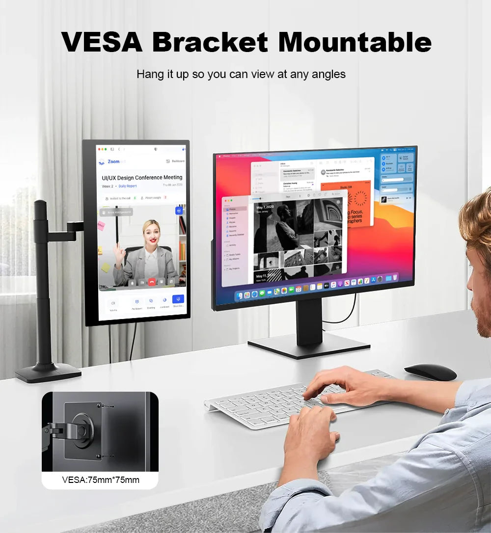 Portable 15.6 Inch FHD IPS Gaming Monitor 3ms Speaker - Tophatter Daily Deals