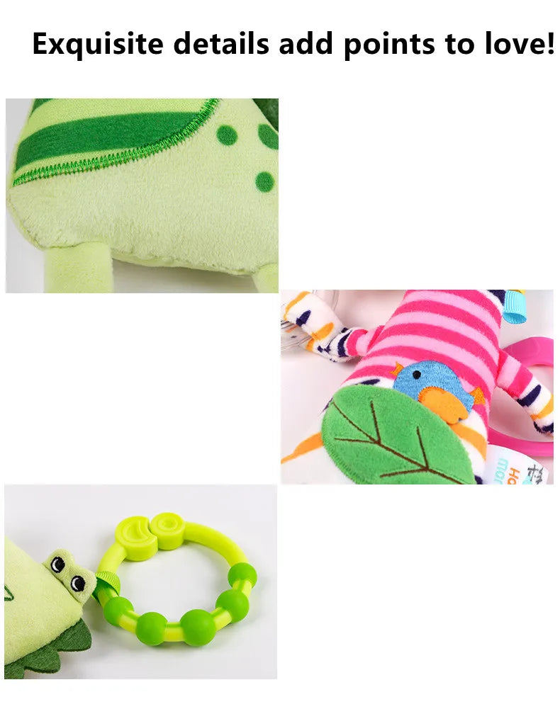 Giraffe Spiral Crib Toy Newborn Sensory Toys Rattle - Tophatter Daily Deals