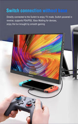 Portable Monitor 14.1 Inch Touch IPS HDR10 Second Screen - Tophatter Daily Deals