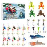 Fishing Advent Calendar 24-Day Christmas Countdown Kit - Tophatter Daily Deals