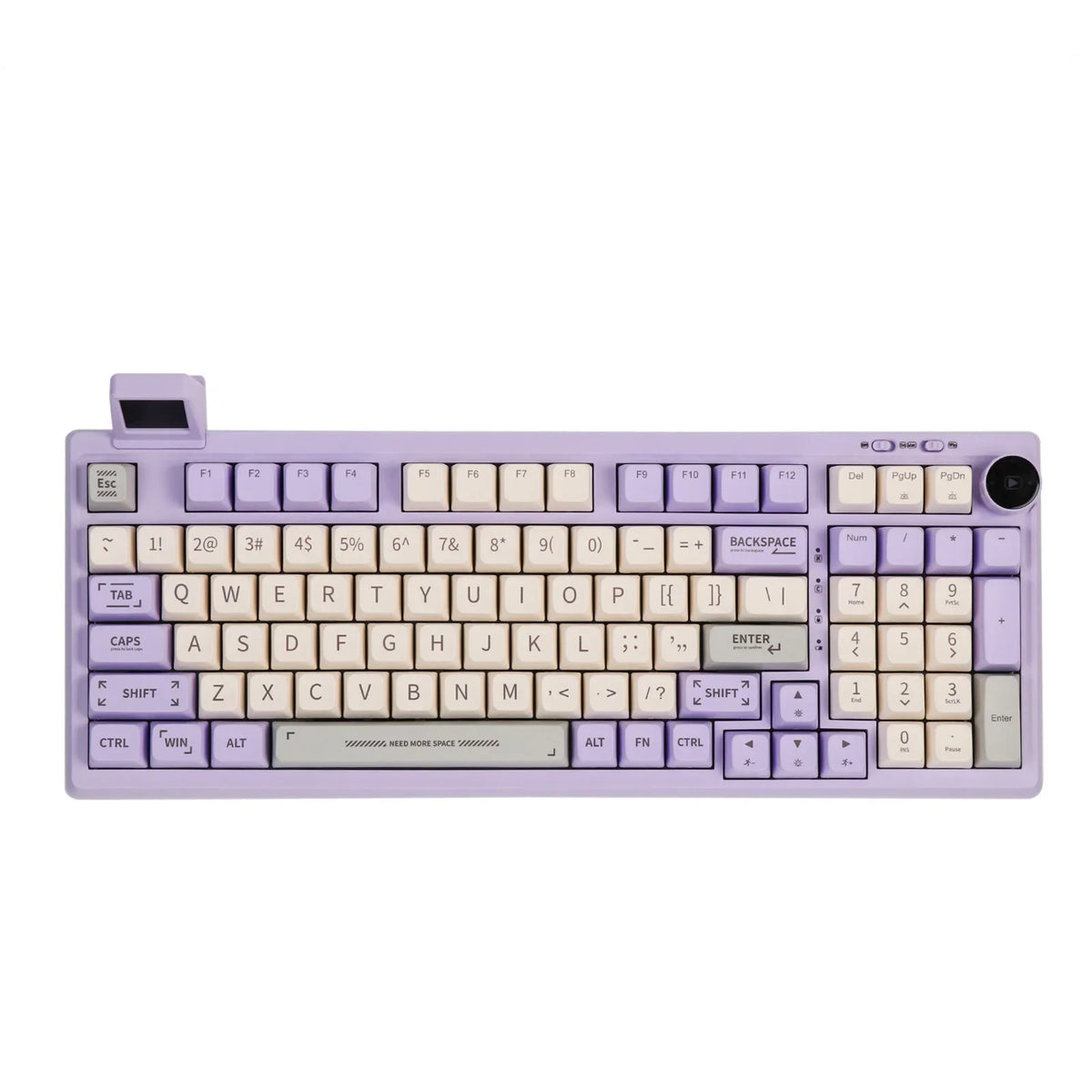 Mechanical Keyboard 97Key 95 Percent Gasket Mini Display - Tophatter Daily Deals
