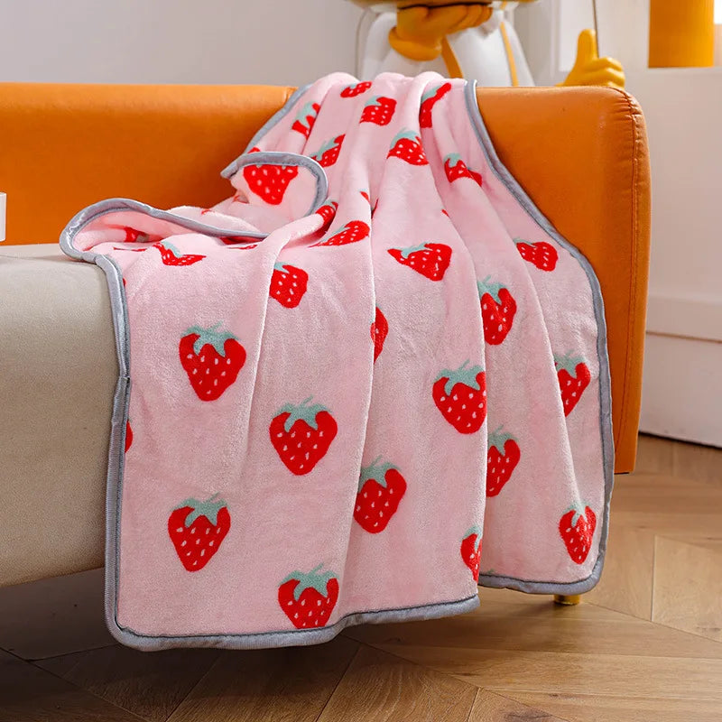 Miffy Throw Blanket Fleece Animals - Tophatter Daily Deals