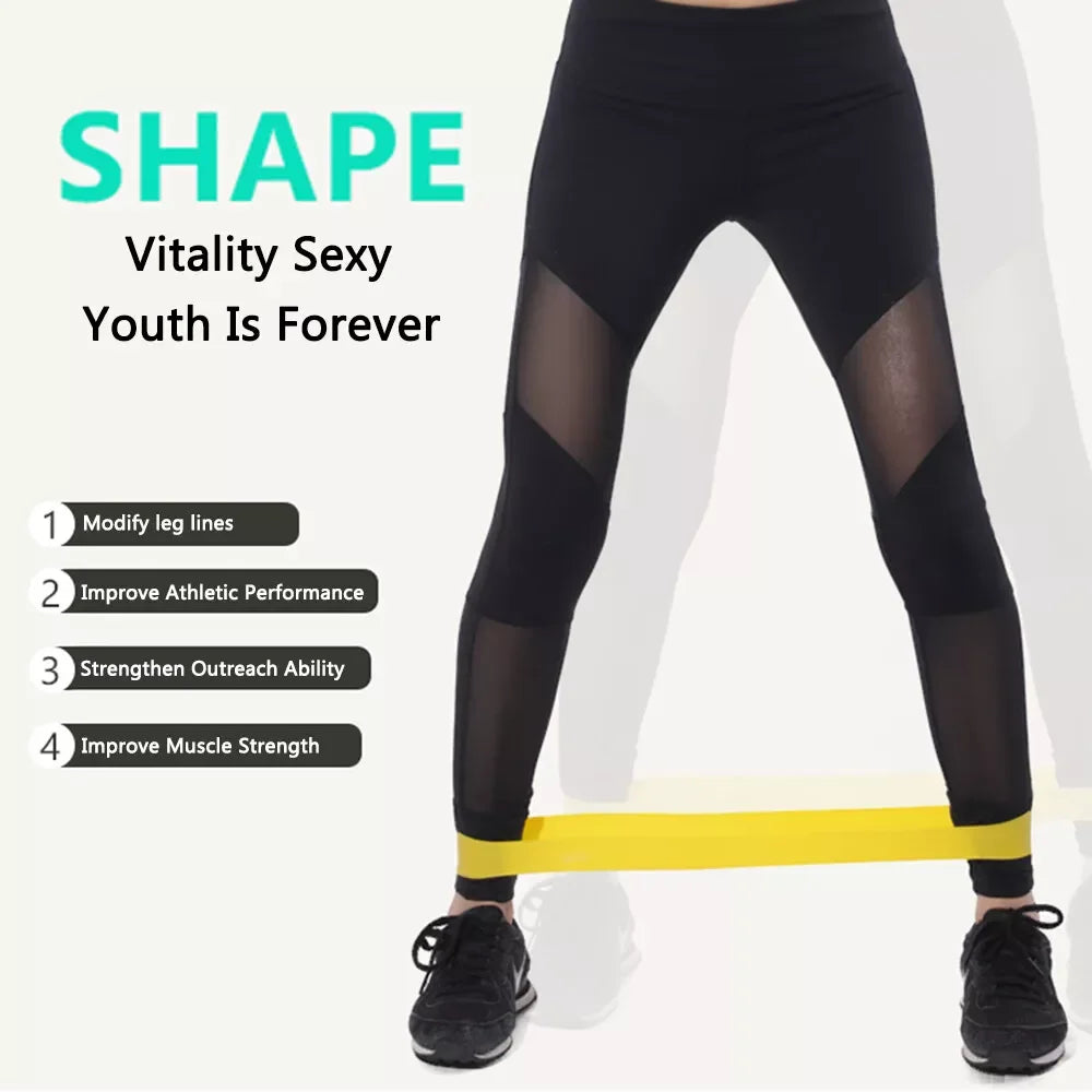 Resistance Bands Set TPE Workout Bands Home Fitness - Tophatter Daily Deals