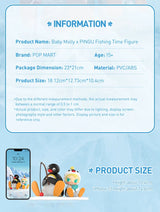 Genuine Pop Mart Baby Molly × Pingu Fishing Time Figure Animals - Tophatter Daily Deals