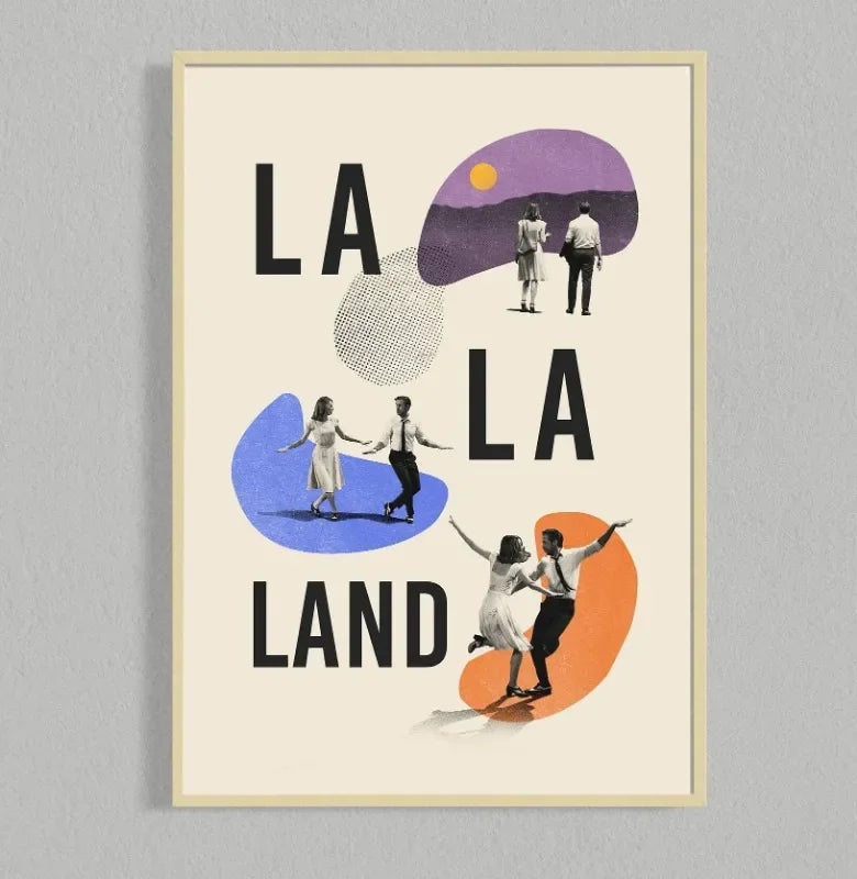 Retro Movie Poster Canvas Collage Mid Century Wall Art 14 - Tophatter Daily Deals